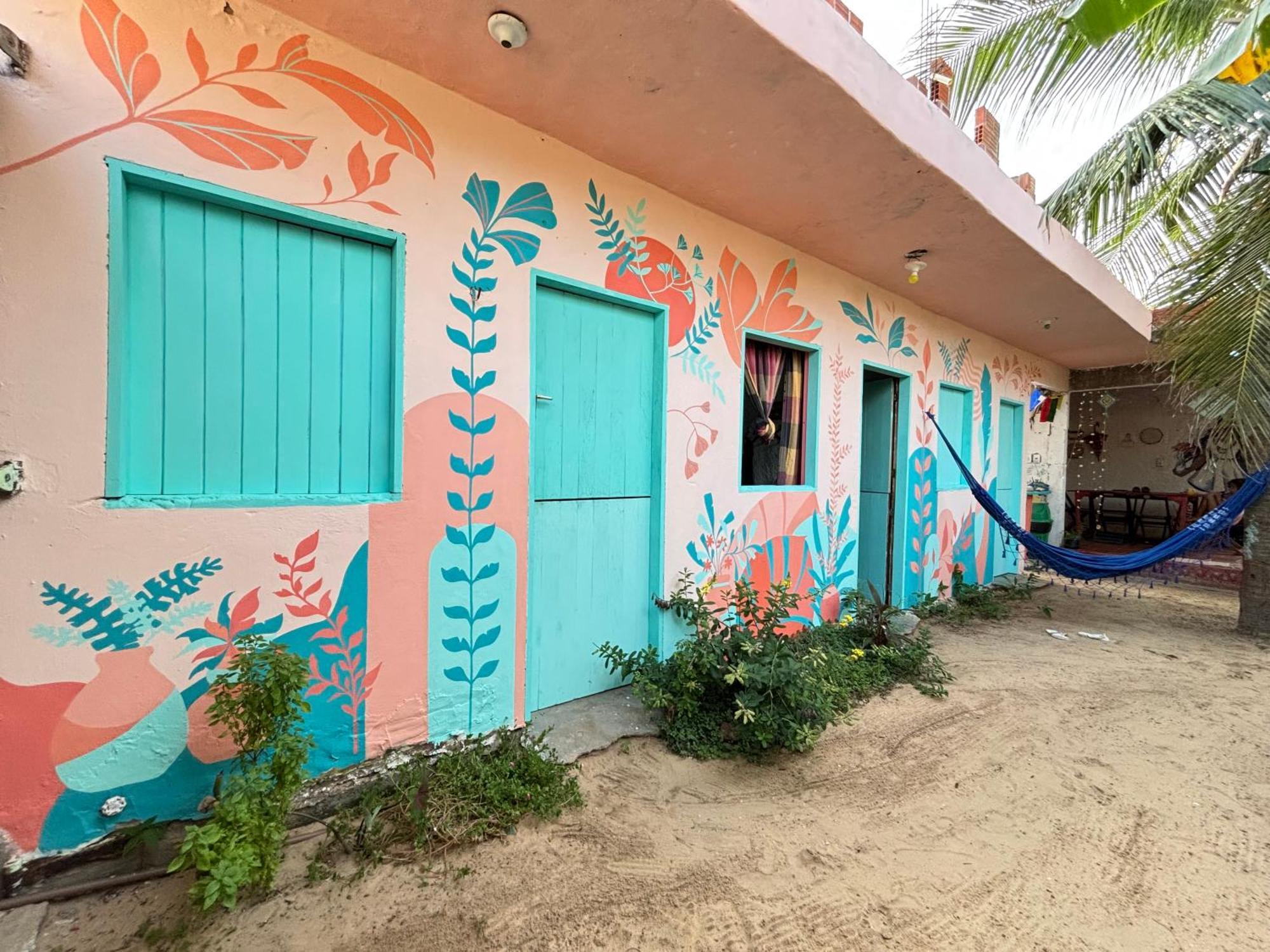 Hostel Flor Da Vida Canoa Quebrada Exterior foto